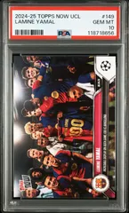 TOPPS NOW ラミン・ヤマル PSA10
