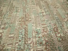 平和屋着物▽小紋　単衣　更紗花文　洗える着物　DAAU6379sf 平和屋着物▽小紋 単衣 更紗花文 洗える着物 DAAU6379sf - メルカリ