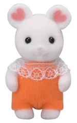 【中古】おもちゃ マシュマロネズミの赤ちゃん 「シルバニアファミリー」
