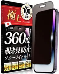Agrado 日本製 iPhone 14ProMax 用 360度 覗き見防止