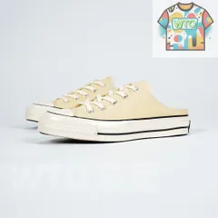 【今日特価】Converse Chuck 1970s スリップオン ハーフシューズ（2023 年ニューカラー：ミルクイエロー）！送料無料！在庫限定のお得な価格です！