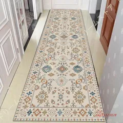 廊下 ロングカーペット 廊下敷き 廊下 マット 廊下用カーペット 高級華やか ロングカーペット カーペット 防音 ロングマット 絨毯 ペルシャ柄 滑り止め  zeg3z323028