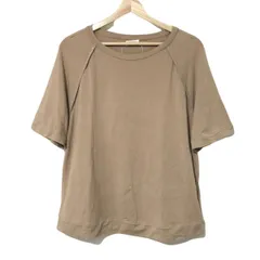 定価9万イタリアCIVIDINIコットンベージュTシャツブルネロ