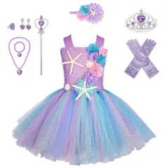 リトルマーメイド アリエル 子供 ドレス 衣装 豪華９点セット 100～140