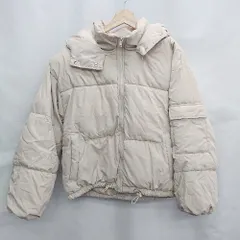 ■ ⊇ fifth フィフス ハイネック 長袖 ダウンジャケット サイズＭ ベージュ系 レディース E  【1503050049566】