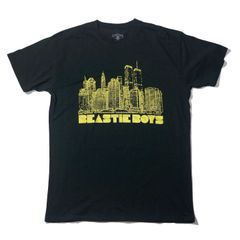 正規品 新品 BEASTIE BOYS バンド Tシャツ Nyc Skyline 黒 半袖 RAP TEE