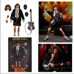 AC/DC アンガス ヤング フィギュア AC/DC Angus Young Clothed Figure BY NECA 正規品