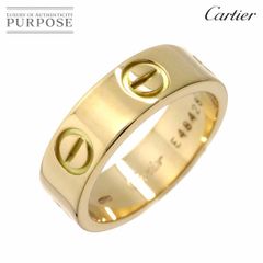 カルティエ Cartier ラブ #48 リング K18 YG イエローゴールド 750 指輪 Love Ring 90234387
