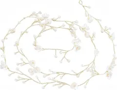 【在庫処分】ヘッドドレス ヘアアクセサリー 結婚式 花嫁 髪飾り パール 小花 花冠 手作り 和装 成人式 発表会 卒業式 二次会 披露宴 撮影 入学式 飾り