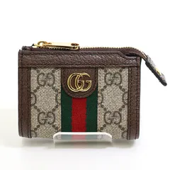 グッチ GUCCI オフィディア キーフック付き コインケース GGスプリームキャンバス 699530【中古】Sランク