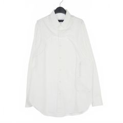 ルイヴィトン LOUIS VUITTON 20SS ベスト ドッキングデザイン ロングスリーブ シャツ 長袖 L ホワイト 白 RM201M NYR HIS08W 国内正規 レデ ルイヴィトン 20SS RM201M NYR HIS08W ベストドッキングデザイン