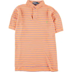 古着 ラルフローレン Ralph Lauren CUSTOM FIT 半袖 ボーダー ポロシャツ メンズXL/eaa347640