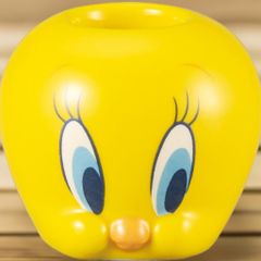 歯ブラシスタンド トゥイーティー ルーニーテューンズ インテリア キャラクター 雑貨 サンアート 洗面台 歯ブラシホルダー 洗面用品 歯ブラシ立て 歯磨き 洗面所収納 デンタル用品 歯磨き入れ はみがき ルーニー・テューンズ ハブラシスタンド SAN3841