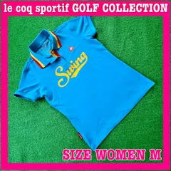 le coq sportif GOLF ルコックゴルフ 半袖 ロゴ刺繍  速乾性 ストレッチ ポロシャツ M