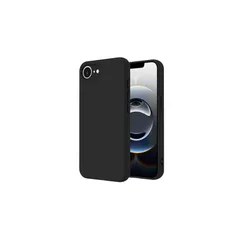iPhone 16e ケース スマホケース TPU シリコンケース 軽量 薄型 衝撃吸収 アイフォン 16e カバー PinLiSheng (ブラック, iPhone 16e)