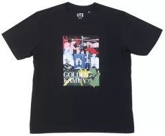 [중고] 의류 집합 UT 그래픽 T 셔츠 (주간 영 점프 창간 40 주년) 블랙 M 사이즈 [골든 카무이 × 유니클로]