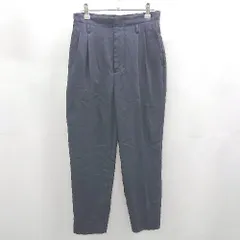 ◇ Θ green label relaxing グリーンレーベルリラクシング 無地 ストレートパンツ サイズ34 ネイビー系 レディース E  【1506190014074】