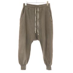 DRKSHDW by Rick Owens ダークシャドウバイリックオウエンス 18AW Prisonner Drawstring Pant サルエルイージーパンツ DU18F7394-F チャコール S