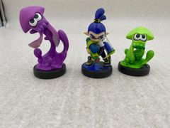 아미보 amiibo 스플라툰 [잉크링 블루보이] [오징어] 3점