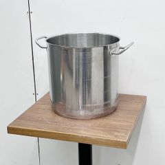ステンレス寸胴鍋 28cm 蓋なし 中古 業務用 厨房 　②