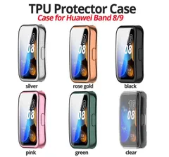 Huawei Band 8 Band 9 10 カバー 交換 ケース Band8 band9 band10  ケース 保護ケース 液晶画面保護 クリア TPU 保護カバー band8 band9 band 10 case cover ソフトケース メッキ加工