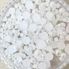 ジェルネイルパーツ デコパーツ お得セット 大容量 パール 小粒 大粒 ランダム キラキラ レジン アクセサリーパーツ 七五三 クリスマス 成人式 イベント