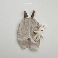 韓国子供服　ベビー　オーバーオール クマさん 80cm90cm oottbebe