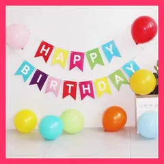 AmeiTech 誕生日 飾り付け セット 特大6つのペーパーフラワー ハニカム