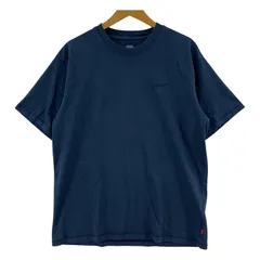 LEVI'S リーバイス クルーネック ワンポイント刺繡半袖Ｔシャツ sizeS/ネイビー
