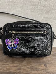 アナスイ ANNA SUI エリス ショルダーバッグ　ブラック 【ほぼ未使用】