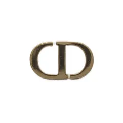 DIOR/ChristianDior(ディオール/クリスチャンディオール) ピアス - ゴールド CDモチーフ/片方のみ