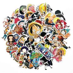シール ステッカー ワンピース 50枚セット 海賊王 キャラクター 可愛い 手帳シール こどもシール 萌えグッズ 人気 絵を貼る 贈り物 DIY 装飾品 手紙 携帯 ノート 文房具