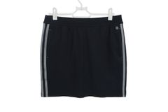 【超美品】adidas(アディダス) パンツ一体型スカート 黒 レディース L ゴルフ用品 2506-0304 中古