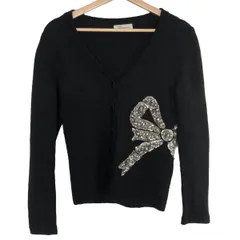 【Blumarine/ブルマリン】長袖カーディガン　ビジュー　花柄　イタリア製 2025年最新】ブルマリンカーディガンの人気アイテム - メルカリ