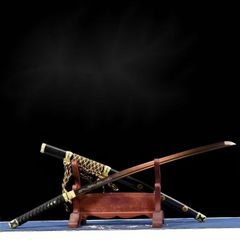 獅頭西洋両手剣 炭素鋼刃 × 獅子頭合金装具 全長 117cm 重量