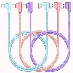 【特価商品】iphone 充電ケーブル 2m l字 3本セット ライトニングケーブル 2m iphone 充電器ケーブル あいふおん充電コード 高速 高耐久 iPhone 充電 コード lightning ケーブル 断線防止 急速 転送 充電 ケーブル iPh
