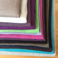 太番手 広幅 ソフトリネン 刺繍布 130cm巾 50cm単位