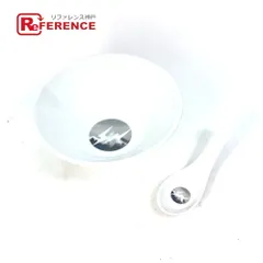 MONCLER モンクレール お皿 ラーメン鉢＆れんげ セット インテリア 丼ぶり 陶器 ホワイト アウトレット