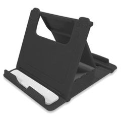 スマホスタンド タブレットスタンド 卓上 折りたたみ式 角度調整可能 薄型 軽量 スマホホルダー 折りたたみ コンパクト 持ち運び便利 ブラック