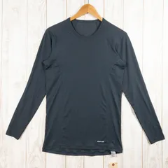 【Men's M チャコール系】 Finetrack ( ファイントラック ) ドライレイヤー ウォーム ロングスリーブ ポリウレタン FUM0521 Asian Men's  化繊 ロングスリーブTシャツ クルーネック インナー シャツ トッ