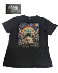 STARWARS　スターウォーズ　ベビーヨーダプリント半袖Tシャツ　黒   os00065