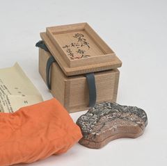 茶道具　福田耕一作　黒柿　鈴虫蒔絵　螺鈿装飾　香合　共箱　M　R4255 茶道具 福田耕一作 黒柿 鈴虫蒔絵 螺鈿装飾 香合 共箱 M R4255 - メルカリ
