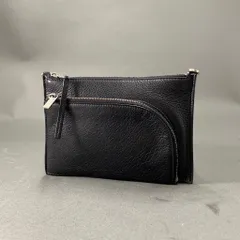 b8 Rick Owens リックオウエンス レザークラッチバッグ ブラック ポーチ セカンドバッグ 財布のサムネイル