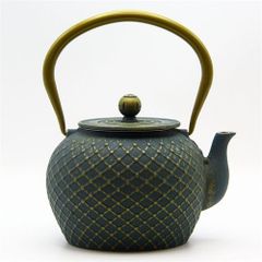 【新品未使用】鋳鉄製 鉄瓶 1200ml 茶こし付き 南部風ケトル IH直火対応 鉄分補給 茶道具 鋳物やかん 和風インテリア
