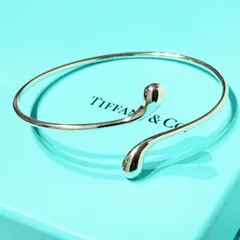 ✨希少・極美品✨Tiffany バングル ダブルティアドロップ SV925 TIFFANY&Co.】ティファニー ダブル ティアドロップ バングル