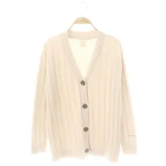 ジェラートピケ gelato pique 24AW ホットスムーズィーワイドリブカーディガン ニット 長袖 F ベージュ /HK ■OS