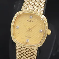 ELGIN エルジン 腕時計 2針クオーツ 18K 刻印 FK-613-C 2025年最新】時計 elginの人気アイテム - メルカリ
