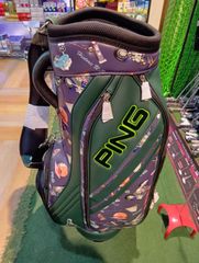 美品 3点式 PING キャディバッグ アリゾナデザイン 2025年モデル