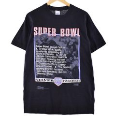 古着 90年代 SALEM SPORTSWEAR NFL SUPER BOWL XXV スーパーボウル スポーツプリントTシャツ メンズM ヴィンテージ/eaa262696