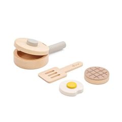 木製おもちゃ dou? pop pan キッチン おままごと 楽器 音楽 お料理の音が楽しめる小さなフライパンの おもちゃ